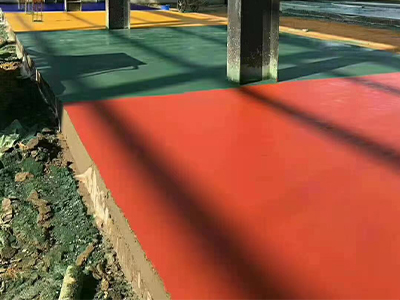 紅色金剛砂地坪